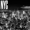 2025 Calendars|BrownTrout 2025 New York City Black & White 12" x 12" Monthly Square Wall Calendar (9781975475420)