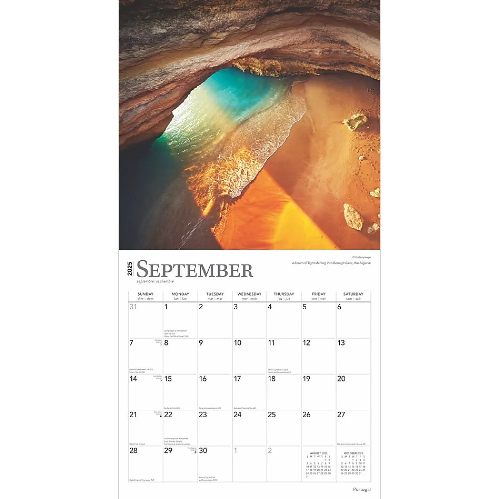 2025 Calendars|BrownTrout 2025 Portugal 12" x 12" Monthly Wall Calendar (9781975476205)