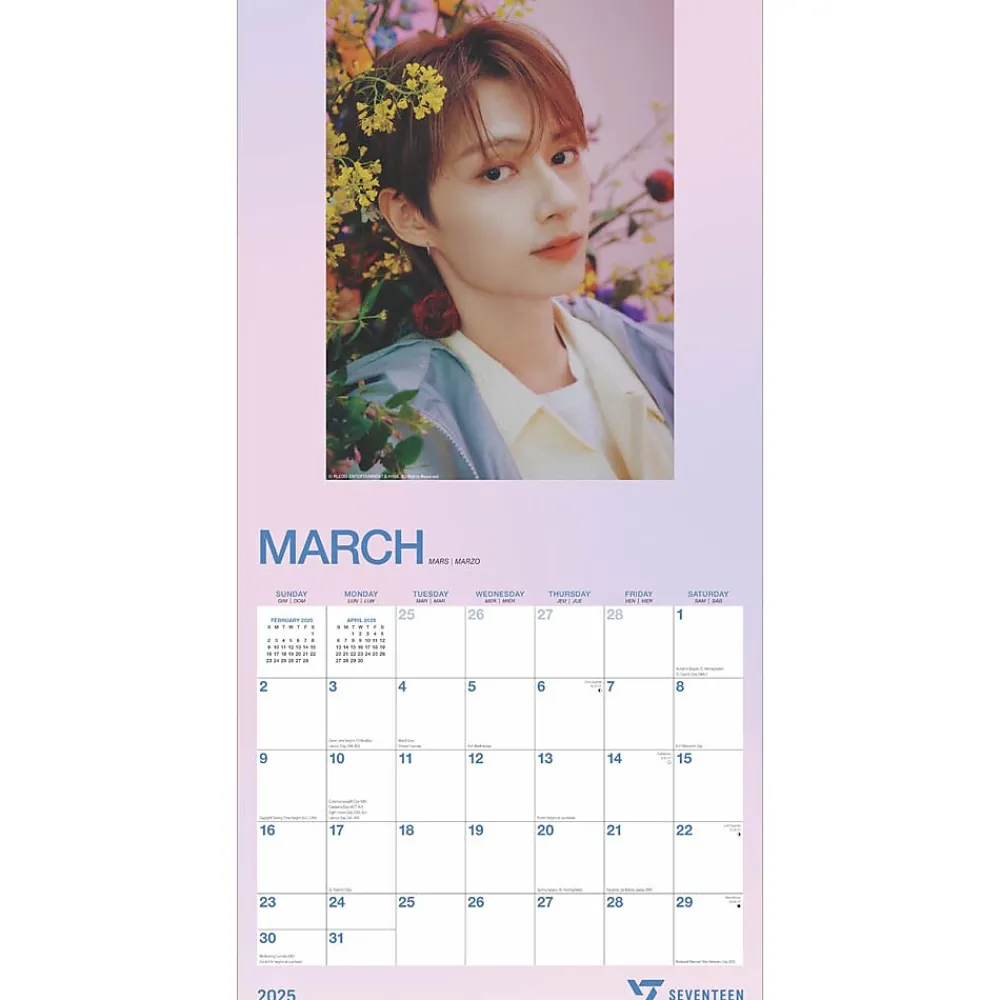 2025 Calendars|BrownTrout 2025 Seventeen 12" x 12" Monthly Square Wall Calendar (9781975483180)