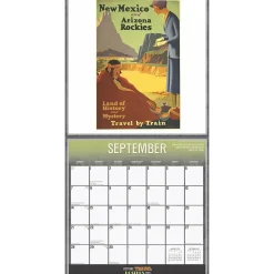 2025 Calendars|BrownTrout 2025 Vintage Travel Posters 12