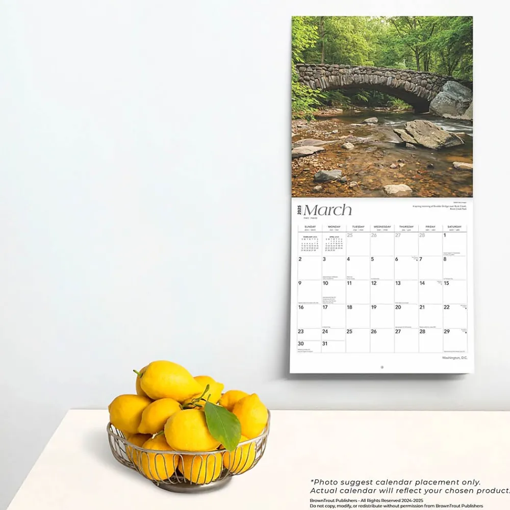 2025 Calendars|BrownTrout 2025 Washington D.C. 12" x 12" Monthly Wall Calendar (9781975475888)