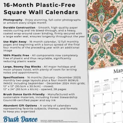 2025 Calendars|Brush Dance 2025 Enlightened Rumi 12