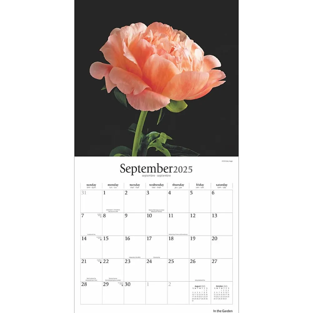 2025 Calendars|Brush Dance 2025 In the Garden 12" x 12" Monthly Wall Calendar (9781975478568)