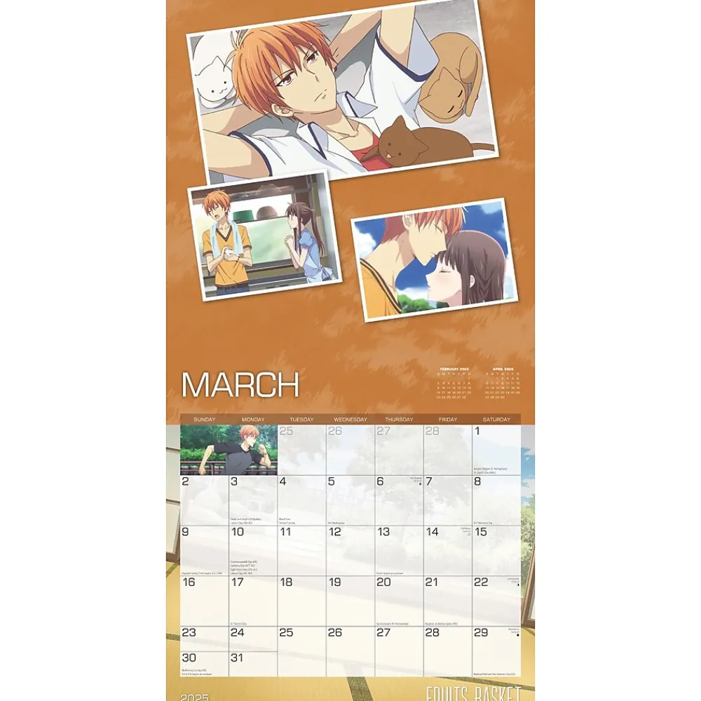 2025 Calendars|Cal Ink 2025 Fruits Basket 12" x 12" Monthly Wall Calendar (9781645916802)