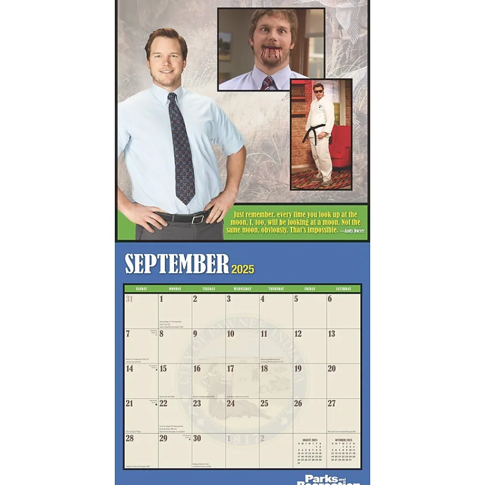 2025 Calendars|Cal Ink 2025 Parks and Recreation 12" x 12" Monthly Wall Calendar (9781645916956)
