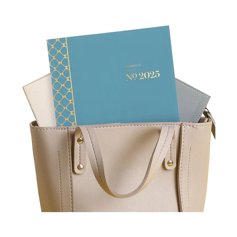 2025 Planners|Cambridge 2025 WorkStyle 8.5" x 11" Monthly Planner, Paper Cover, Seaside Blue (1606-091-12-25)