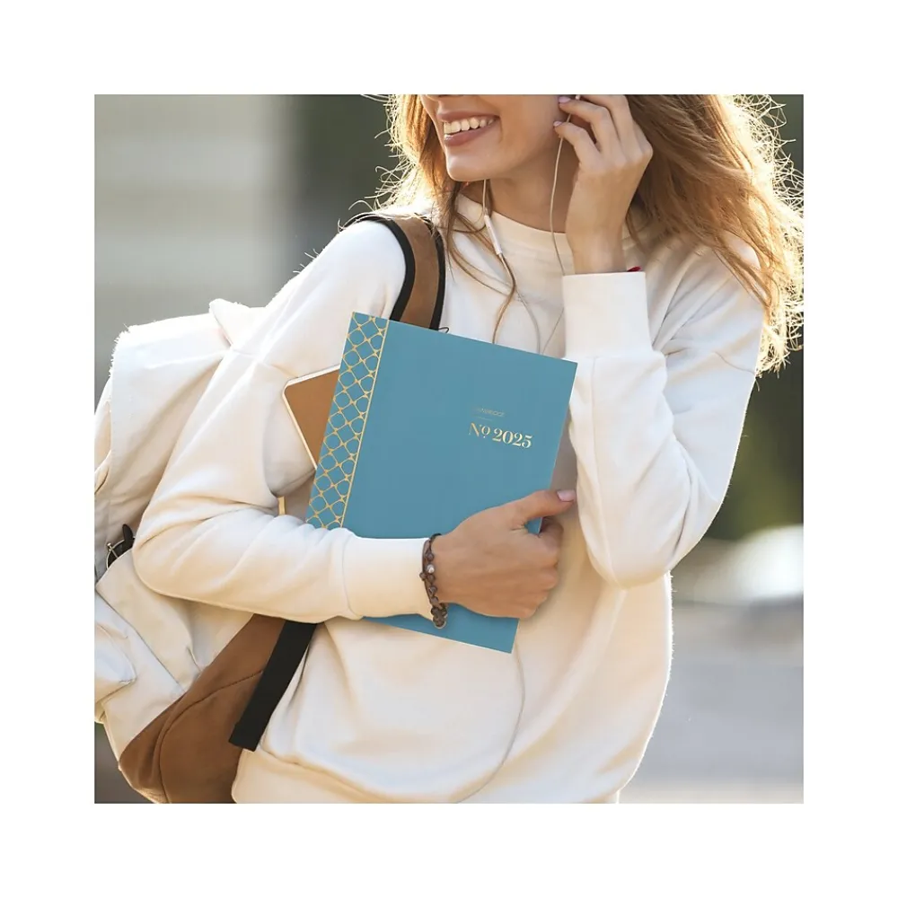 2025 Planners|Cambridge 2025 WorkStyle 8.5" x 11" Monthly Planner, Paper Cover, Seaside Blue (1606-091-12-25)