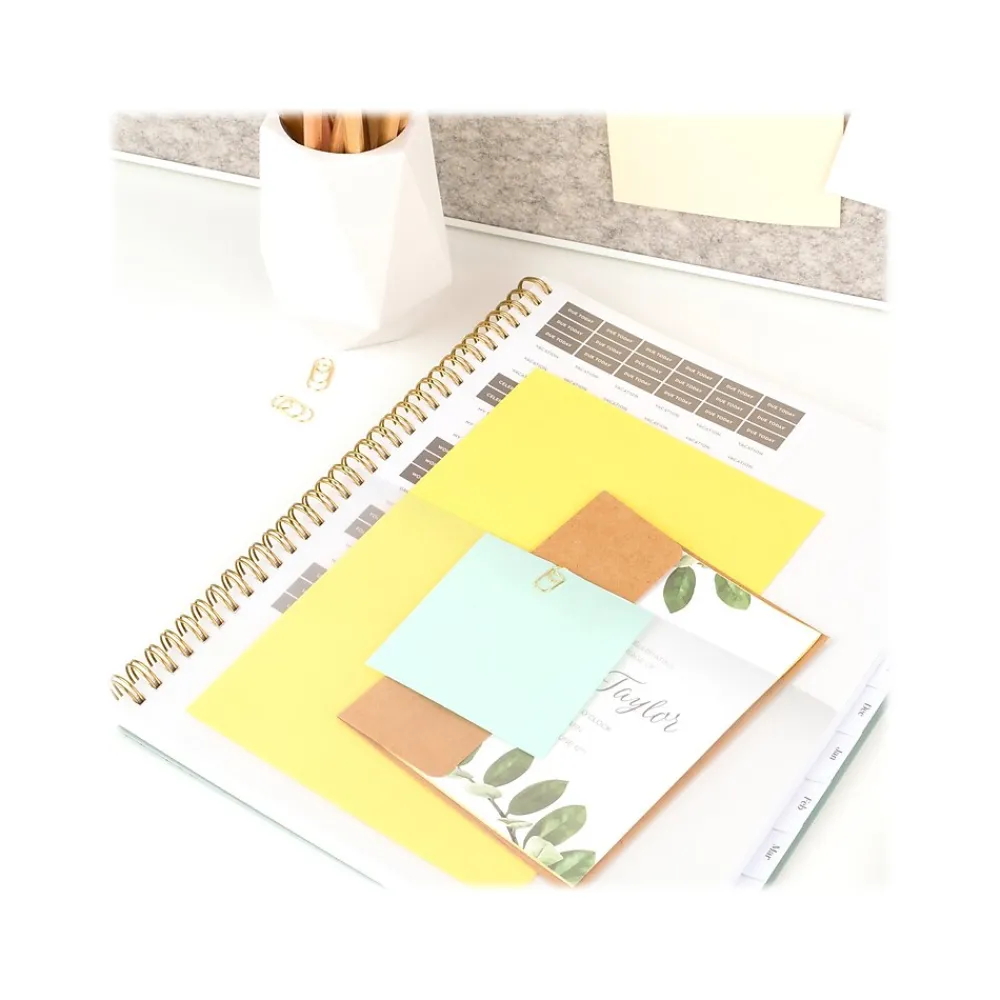 Academic Planners|Cambridge 2024-2025 WorkStyle Classic 8.5" x 11" Academic Weekly & Monthly Planner, Poly Cover, Mellow Frost