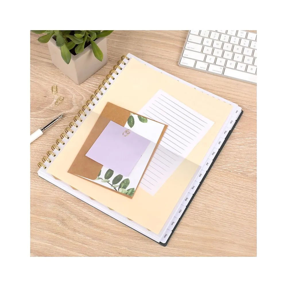 2025 Planners|Cambridge 2025 WorkStyle Classic 8.5" x 11" Weekly & Monthly Planner, Poly Cover, Black/Gold (1606-905-05-25)