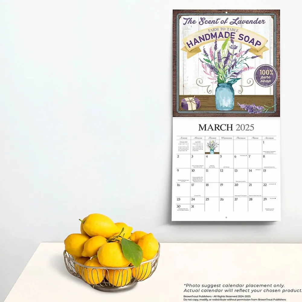 2025 Calendars|Hopper Studios 2025 Farmer's Market 12" x 12" Monthly Wall Calendar (9781773728148)