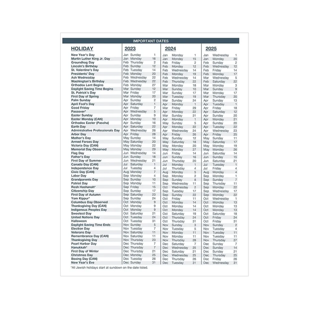 Academic Planners|House of Doolittle 2023-2024 8.5" x 11" Monthly Planner, Black (2620-02-23)