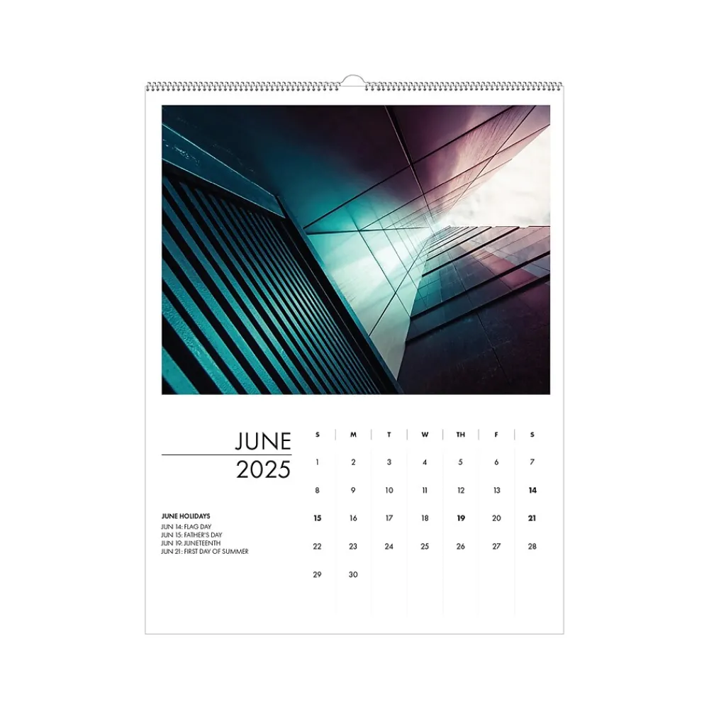 2025 Calendars|House of Doolittle 2025 Abstract Architecture 11" x 14" Monthly Wall Calendar (315-25)