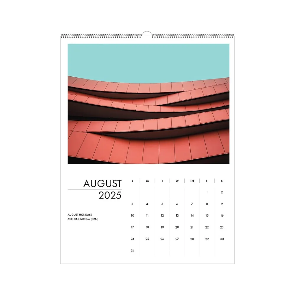 2025 Calendars|House of Doolittle 2025 Abstract Architecture 11" x 14" Monthly Wall Calendar (315-25)