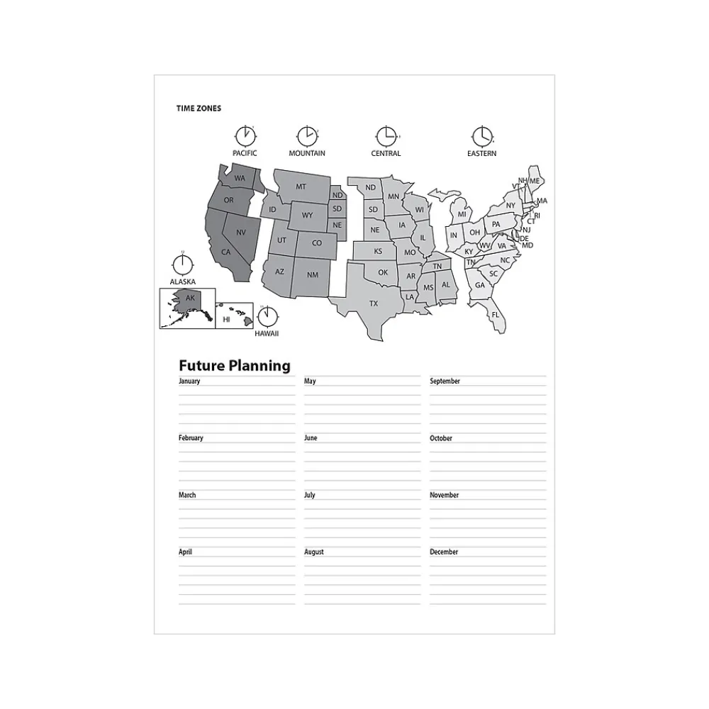 2025 Planners|House of Doolittle 2025 Wild Flower 8.5" x 11" Weekly & Monthly Planner, Paperboard Cover, Multicolor (28774-25)