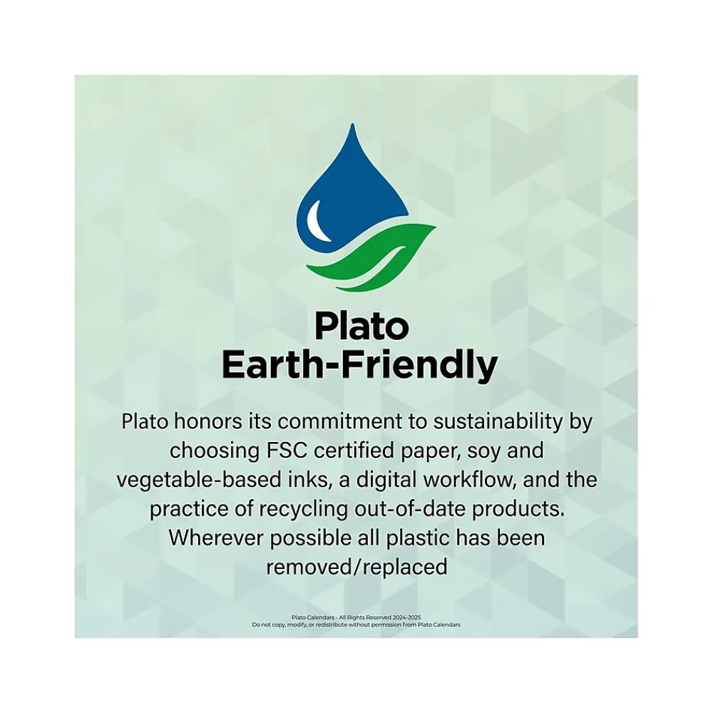 Academic Planners|Plato 2024-2025 6" x 7.75" Academic & Calendar Weekly Planner, Paperboard Cover, Solid Black (9781975480349)