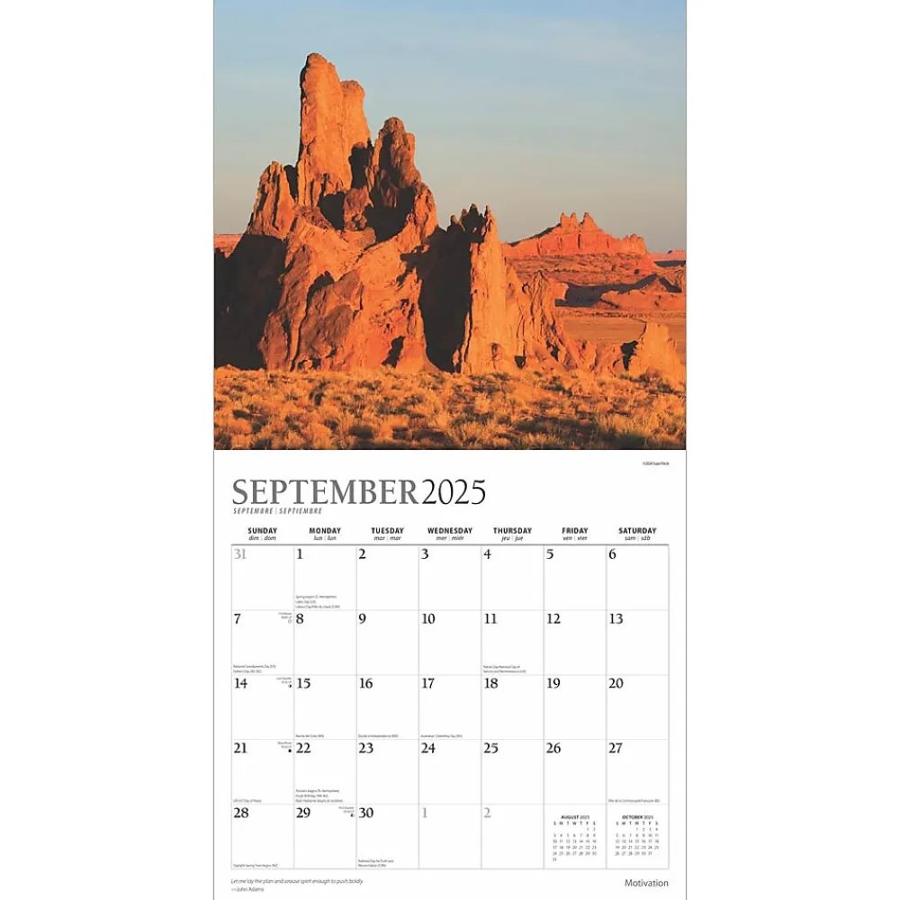 2025 Calendars|BrownTrout 2025 Plato Motivation 12" x 24" Monthly Square Wall Calendar, (9781975478834)