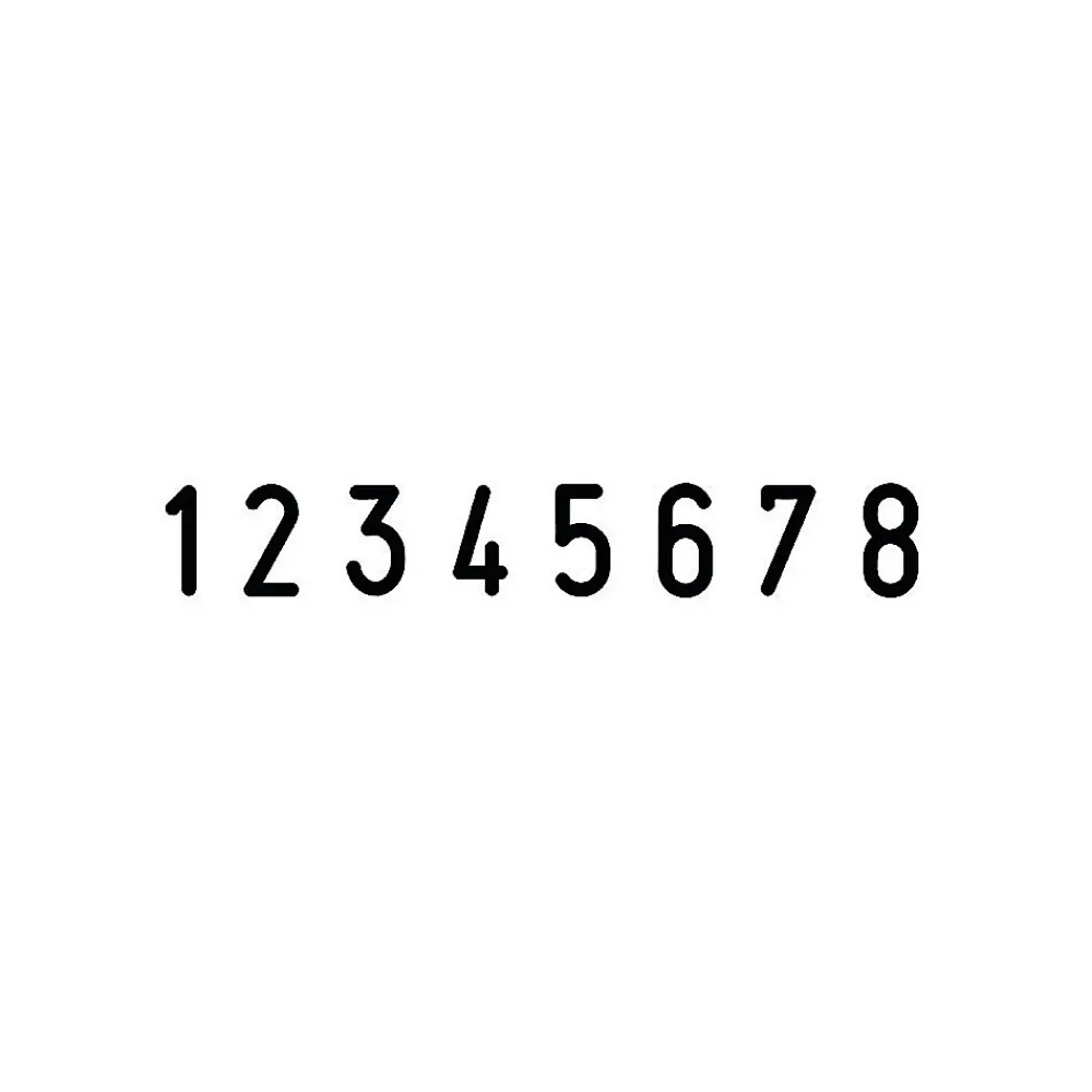 Stamps & Stamp Pads|2000 Plus Classic Line 2008 Numbering Stamp, "8-Band", Black Ink (011235)
