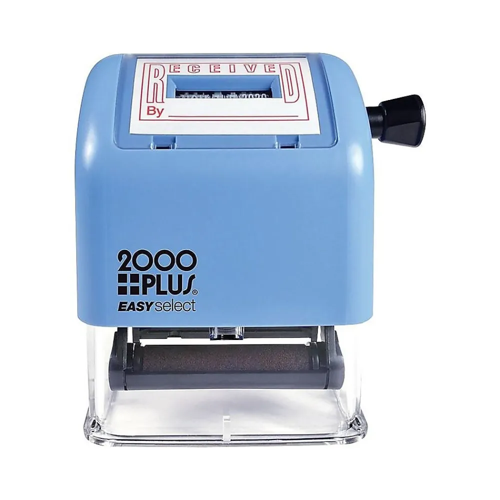 Stamps & Stamp Pads|2000 Plus Easy Select Dater, RECEIVED, Red Ink (011092)