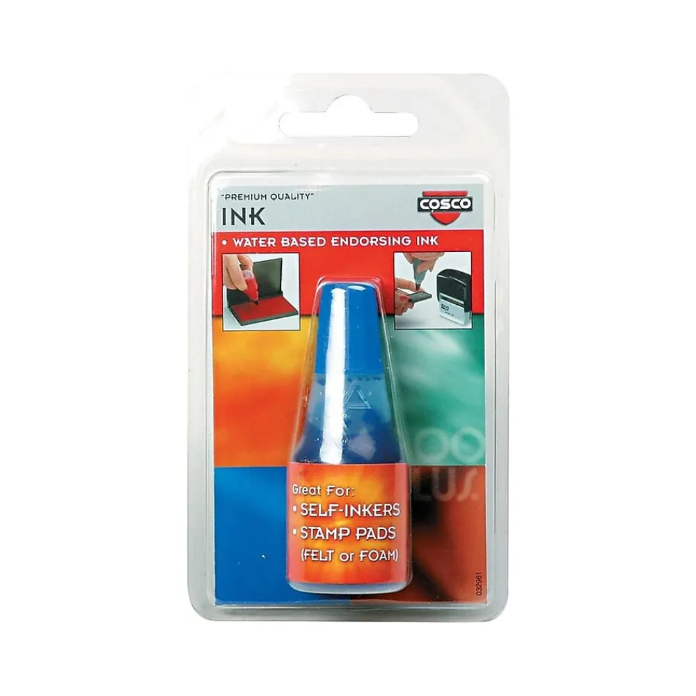 Stamps & Stamp Pads|2000 Plus Ink Refill, Blue Ink (032961)