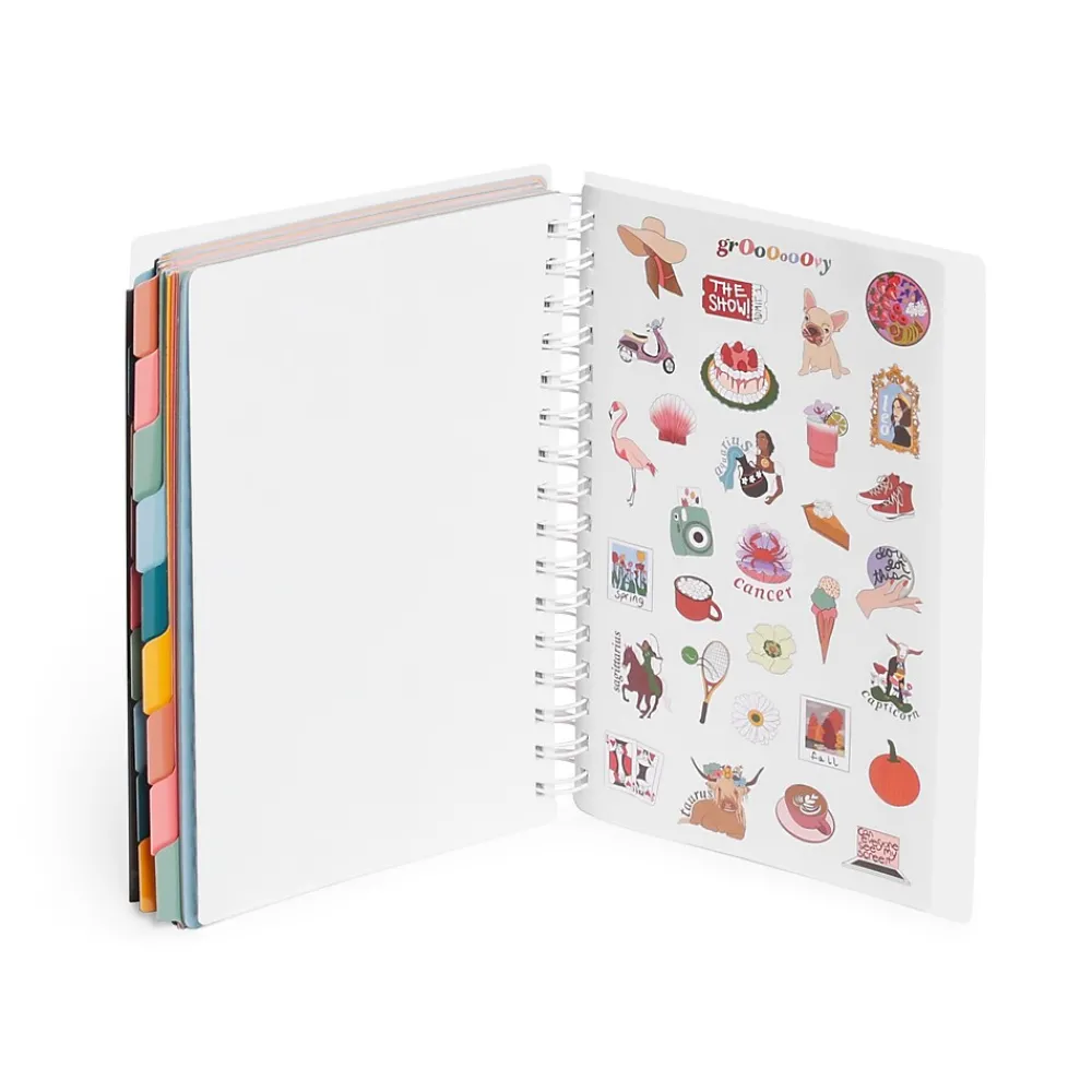 Academic Planners|Poppin 2023-2024 6" x 8.5" Academic Weekly & Monthly Planner, Slate Blue (109413)