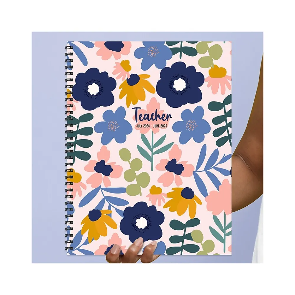 Academic Planners|TF Publishing 2024-2025 8.5" x 11" Academic Weekly & Monthly Teacher Planner, Paperboard Cover, Multicolor (AY25-9600)