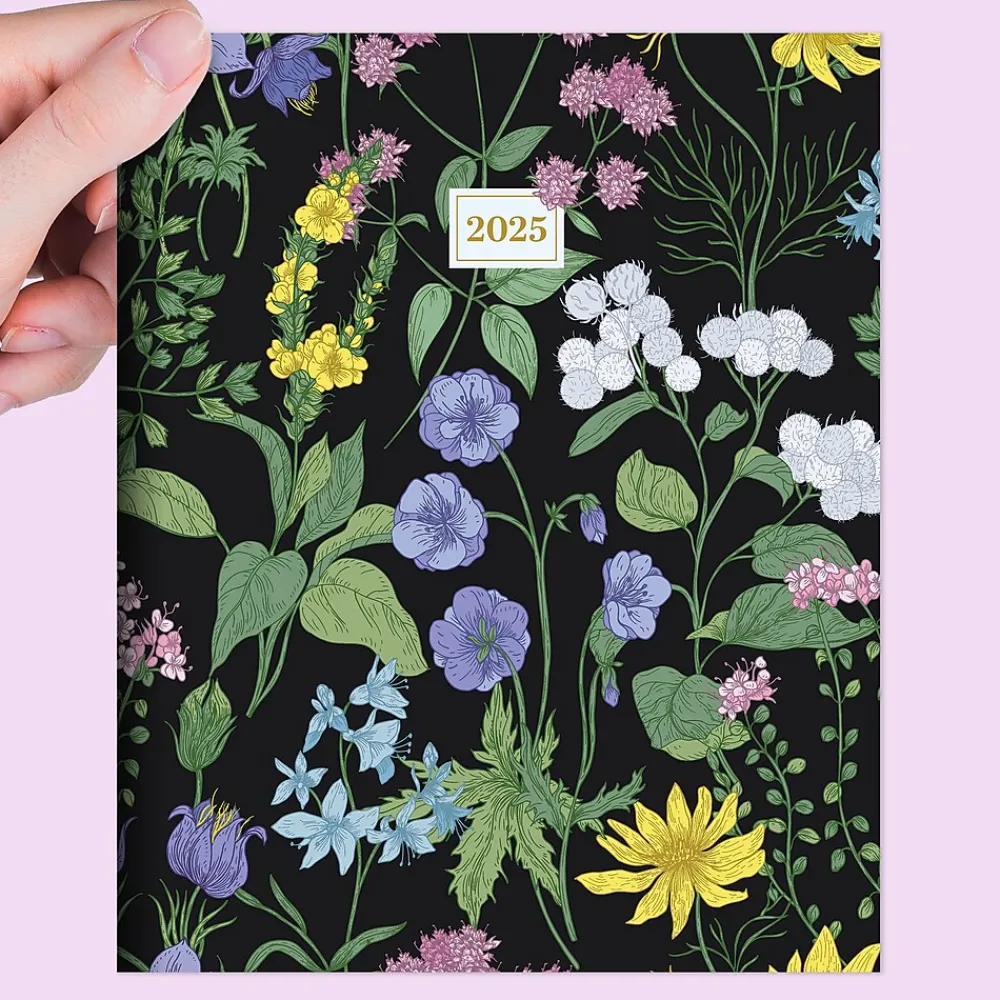 2025 Planners|TF Publishing 2025 6.5" x 8" Monthly Planner, Paperboard Cover, Garden Blooms (25-4210)