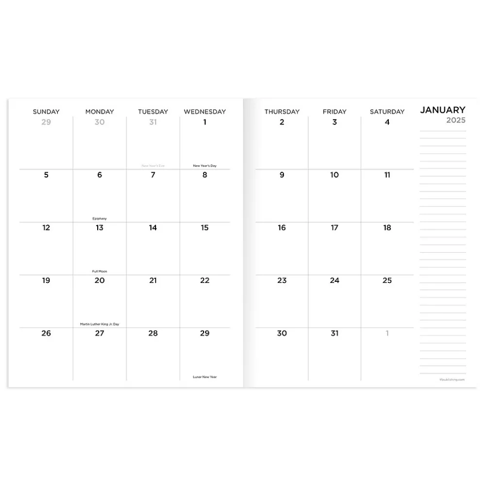 2025 Planners|TF Publishing 2025 6.5" x 8" Monthly Planner, Paperboard Cover, This is Bananas (25-4216)