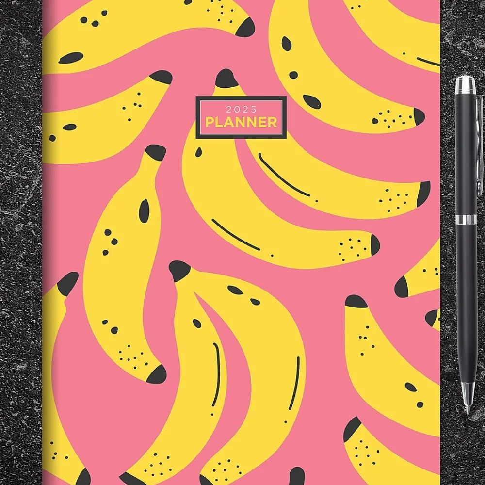 2025 Planners|TF Publishing 2025 6.5" x 8" Monthly Planner, Paperboard Cover, This is Bananas (25-4216)