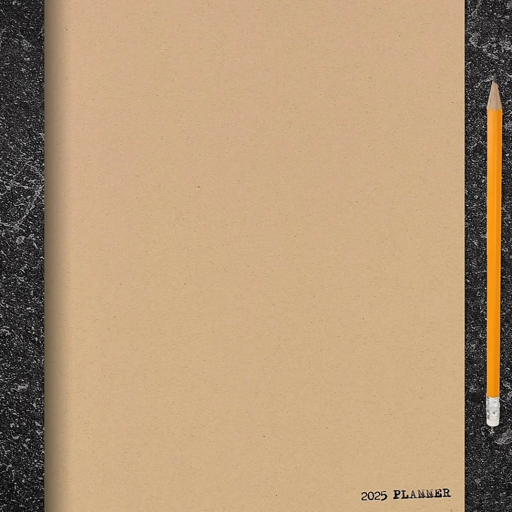 2025 Planners|TF Publishing 2025 6.5" x 8" Monthly Planner, Paperboard Cover, Anything But Basic Kraft (25-4200)