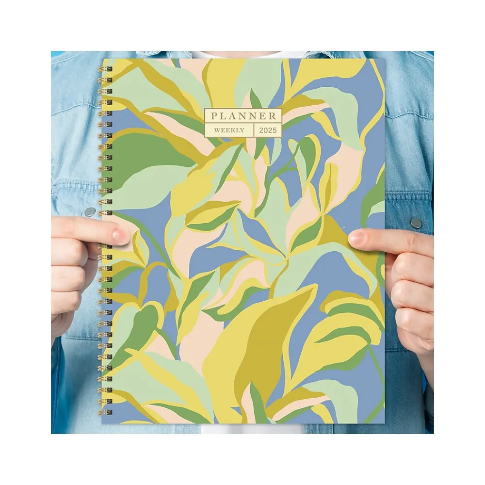 2025 Planners|TF Publishing 2025 9" x 11" Weekly & Monthly Planner, Paperboard Cover, Multicolor (25-9706)