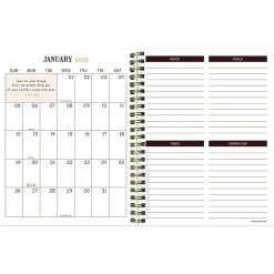 2025 Planners|TF Publishing 2025 Aged Leather 6.5" x 8" Weekly & Monthly Planner, Paperboard Cover, Multicolor (25-9218)
