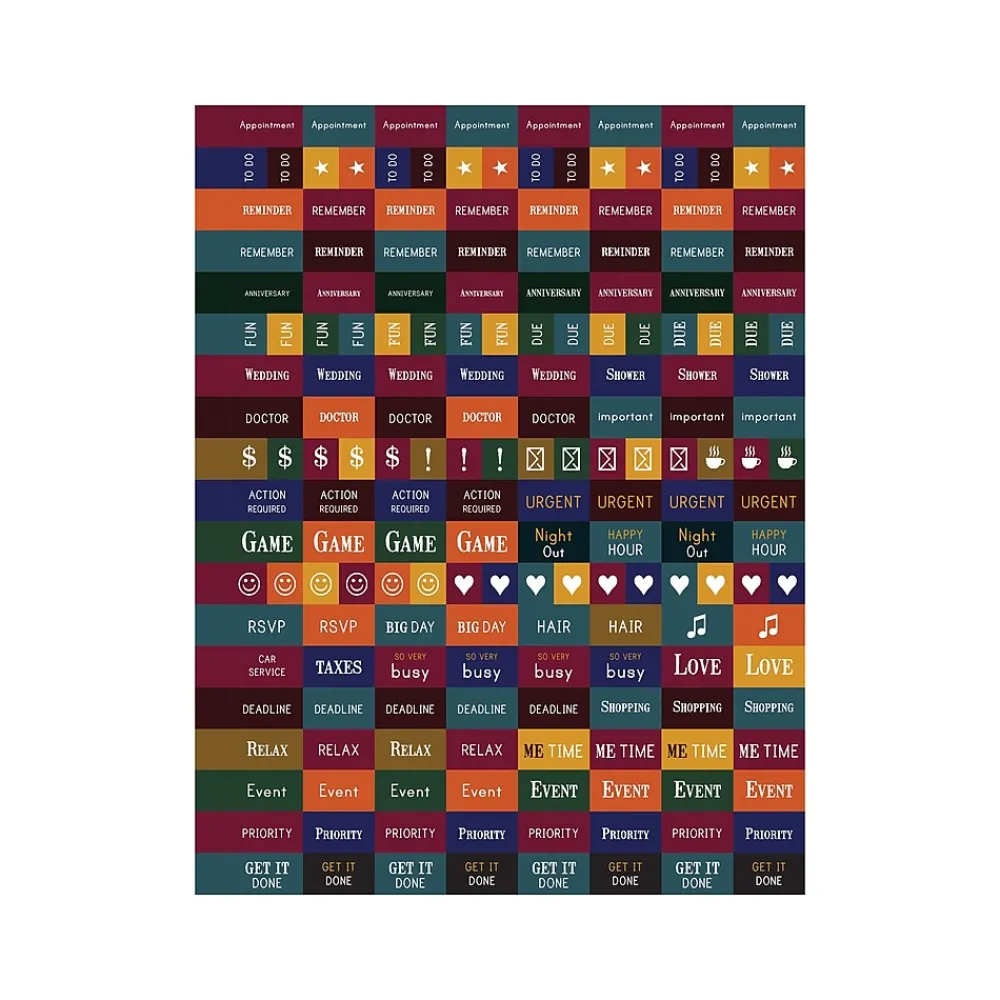 Academic Planners|TF Publishing 2024-2025 Bibliophile Series Royal Tartan 9" x 11" Academic Weekly & Monthly Planner, Paper Cover, Blue/Yellow