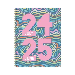 Academic Planners|TF Publishing 2024-2025 Cali Girl Groovy 8.5" x 11" Academic Weekly & Monthly Planner, Paperboard Cover, Multicolor