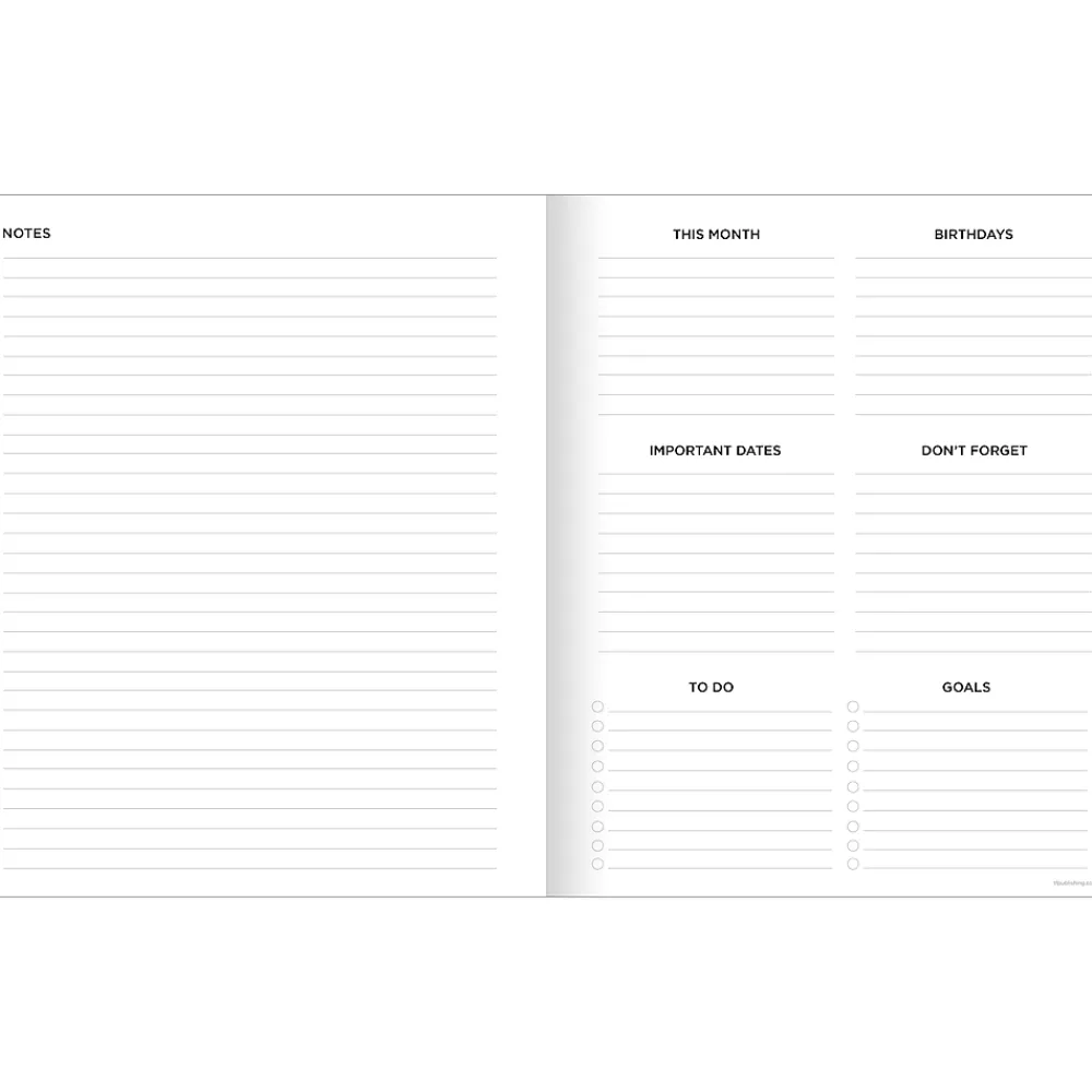 Academic Planners|TF Publishing 2024-2025 Color Squad 9" x 11" Academic Monthly Planner, Paperboard Cover, Multicolor (AY25-4504)