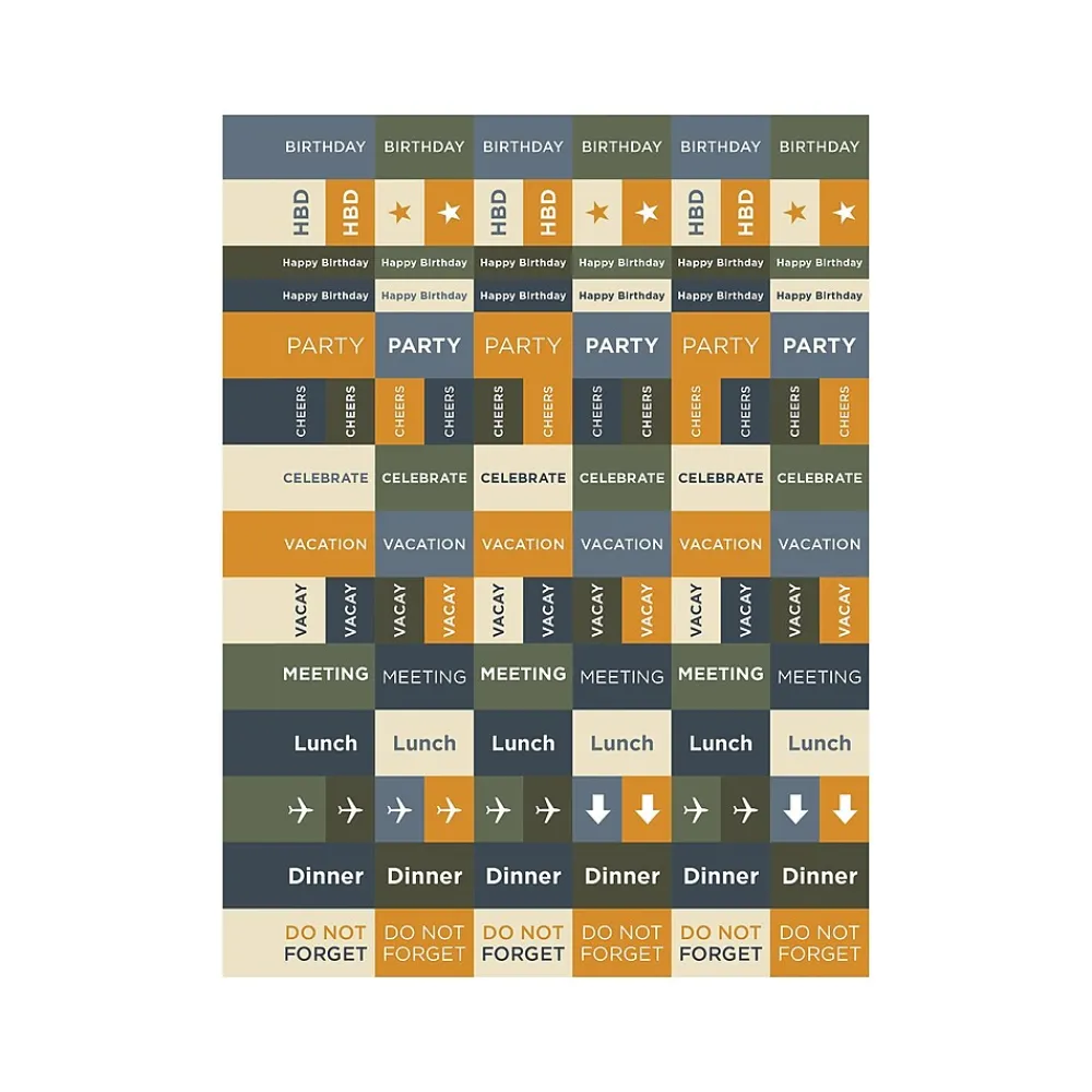 Academic Planners|TF Publishing 2024-2025 Elements Series Aspen Trees 6" x 8" Academic Weekly & Monthly Planner, Paperboard Cover, Yellow/White