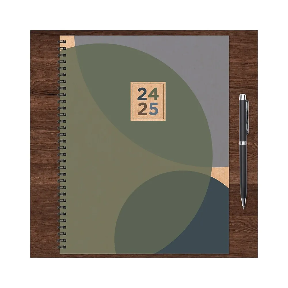 Academic Planners|TF Publishing 2024-2025 Elements Series Venn Diagram 8.5" x 11" Academic Weekly & Monthly Planner, Paperboard Cover