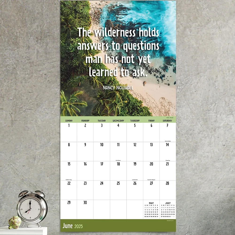 2025 Calendars|TF Publishing 2025 Great Outdoors 12" x 12" Monthly Wall Calendar (25-1109)