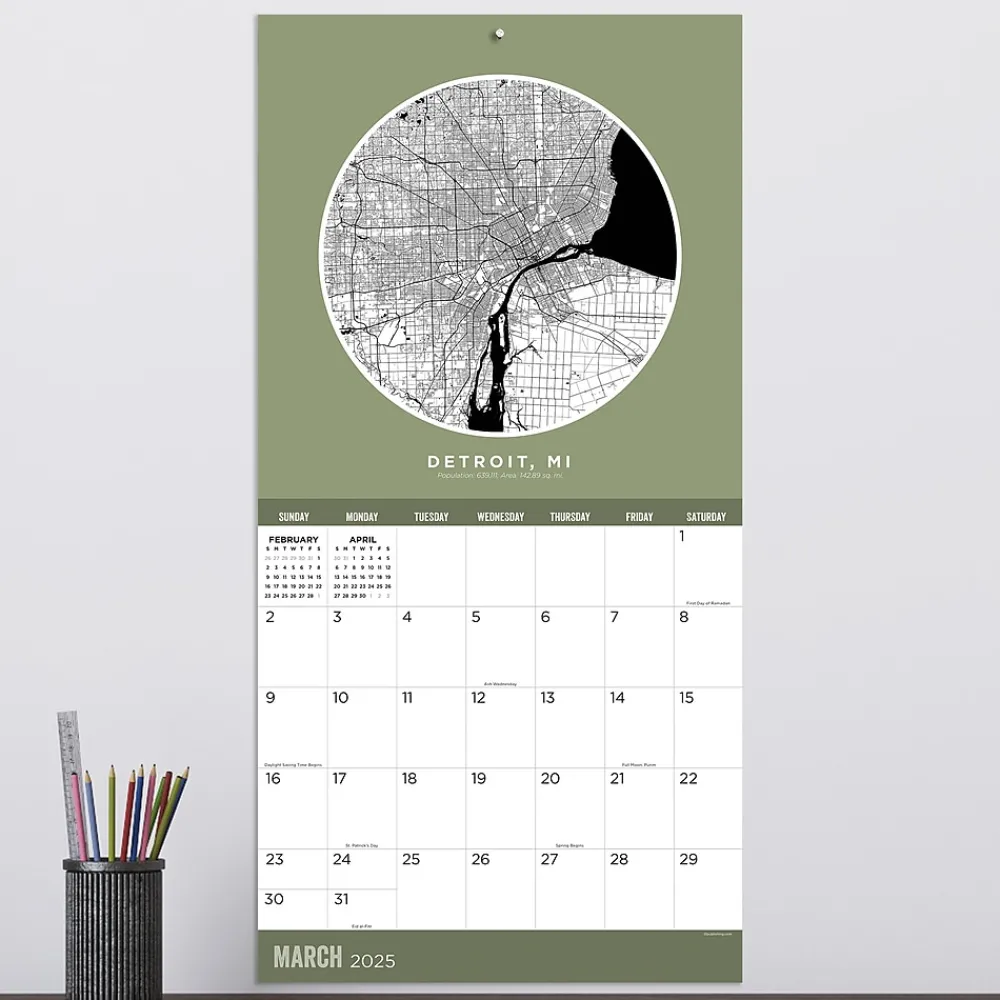 2025 Calendars|TF Publishing 2025 Home: Michigan 12" x 12" Monthly Wall Calendar (25-1130)