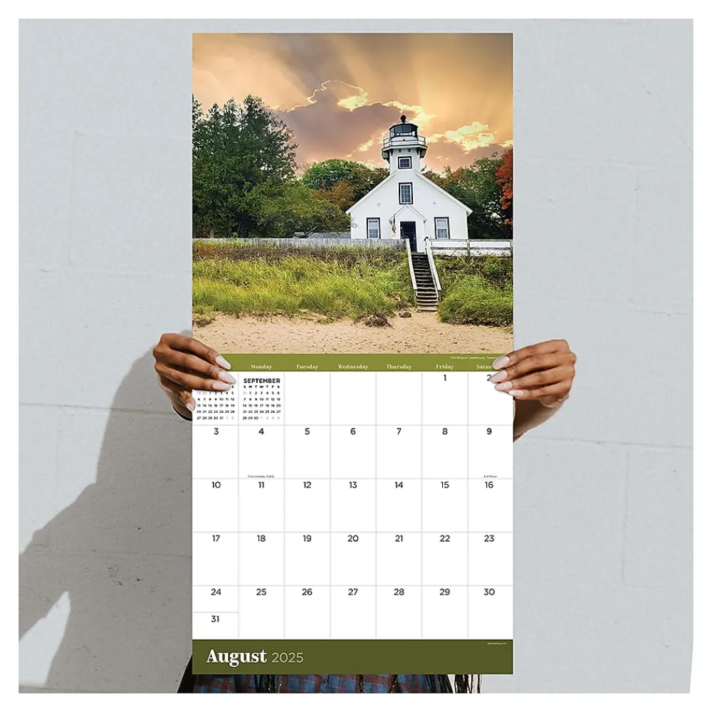 2025 Calendars|TF Publishing 2025 Michigan 12" x 12" Monthly Wall Calendar (25-1039)