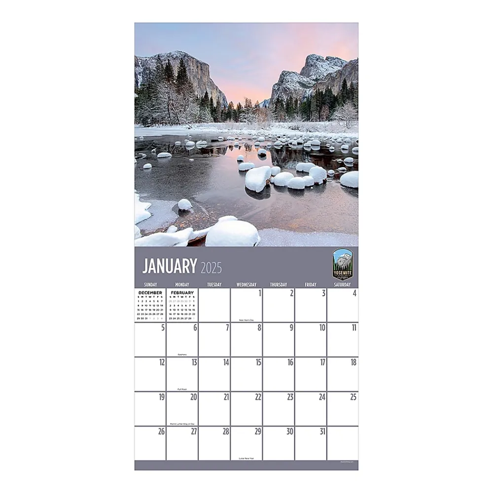 2025 Calendars|TF Publishing 2025 National Parks 12" x 12" Monthly Wall Calendar (25-1020)