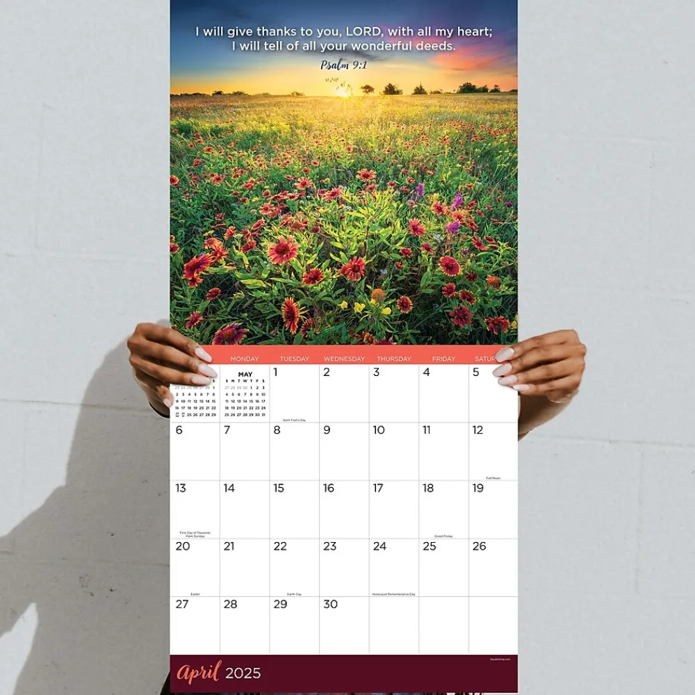 2025 Calendars|TF Publishing 2025 Psalms 12" x 12" Monthly Wall Calendar (25-1024)