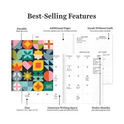 Academic Planners|TF Publishing 2024-2025 Scandinavian Symbols 6.5