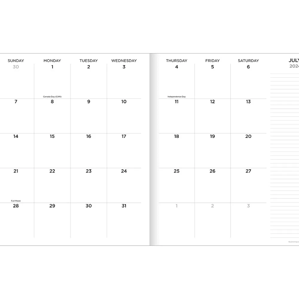 Academic Planners|TF Publishing 2024-2025 So Many Stripes 9" x 11" Academic Monthly Planner, Paperboard Cover, Multicolor (AY25-4514)