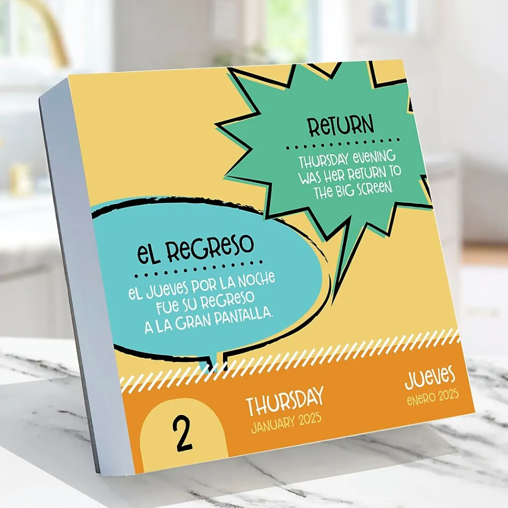 2025 Calendars|TF Publishing 2025 Spanish for Everyone 5.25" x 5.25" Day-to-Day Calendar (25-3020)