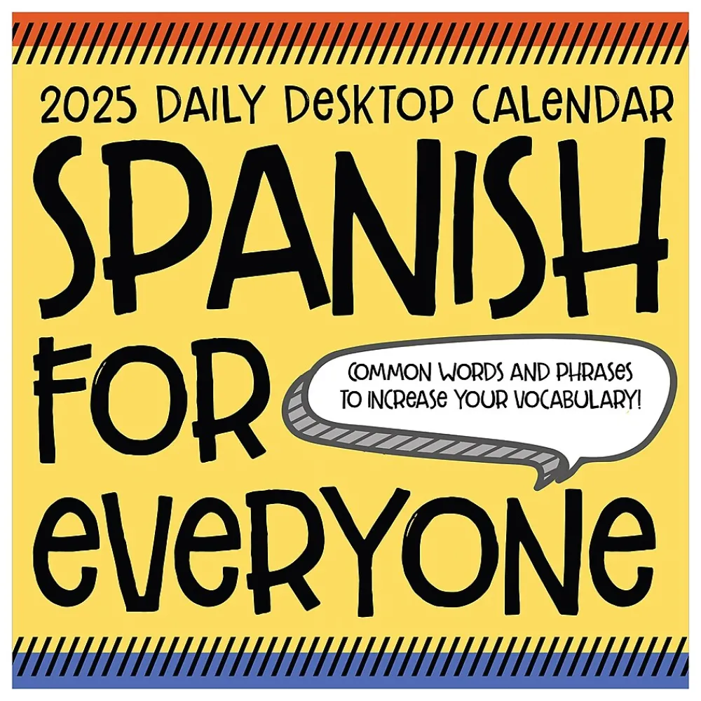 2025 Calendars|TF Publishing 2025 Spanish for Everyone 5.25" x 5.25" Day-to-Day Calendar (25-3020)
