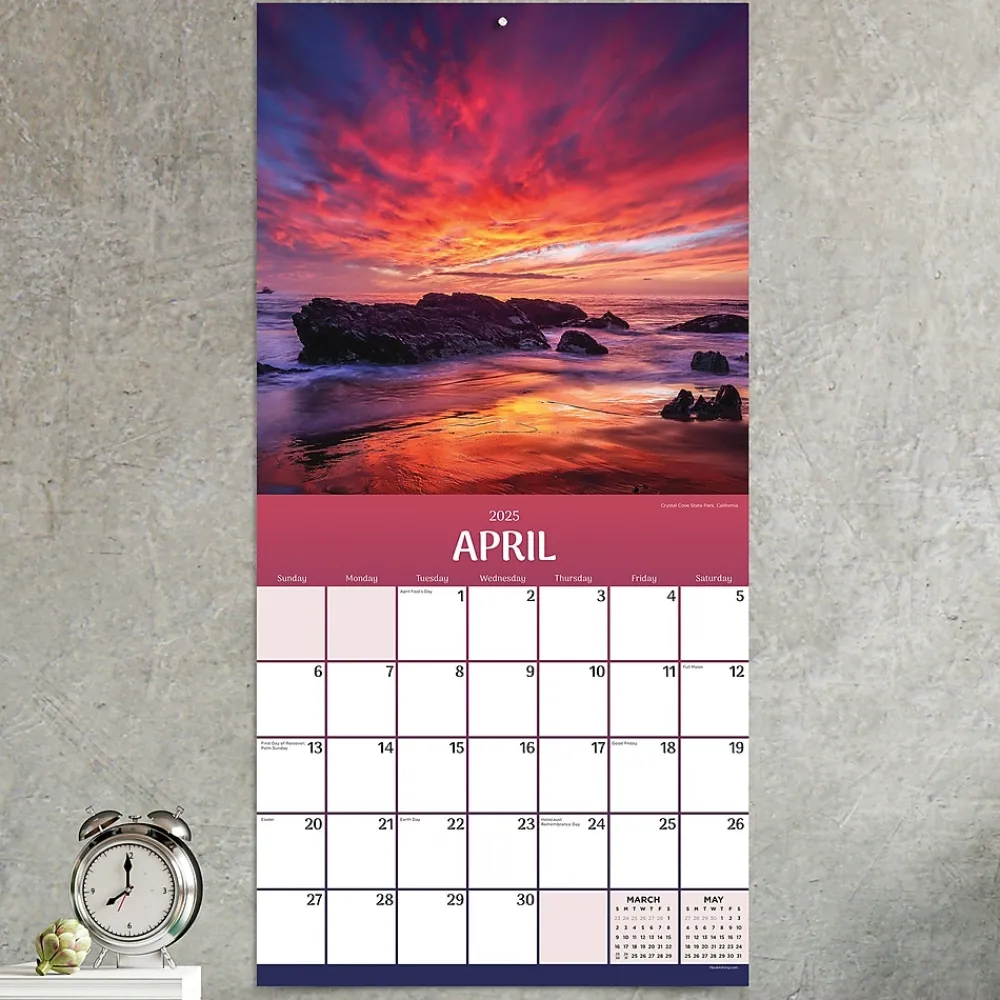 2025 Calendars|TF Publishing 2025 Sunsets 12" x 12" Monthly Wall Calendar (25-1028)