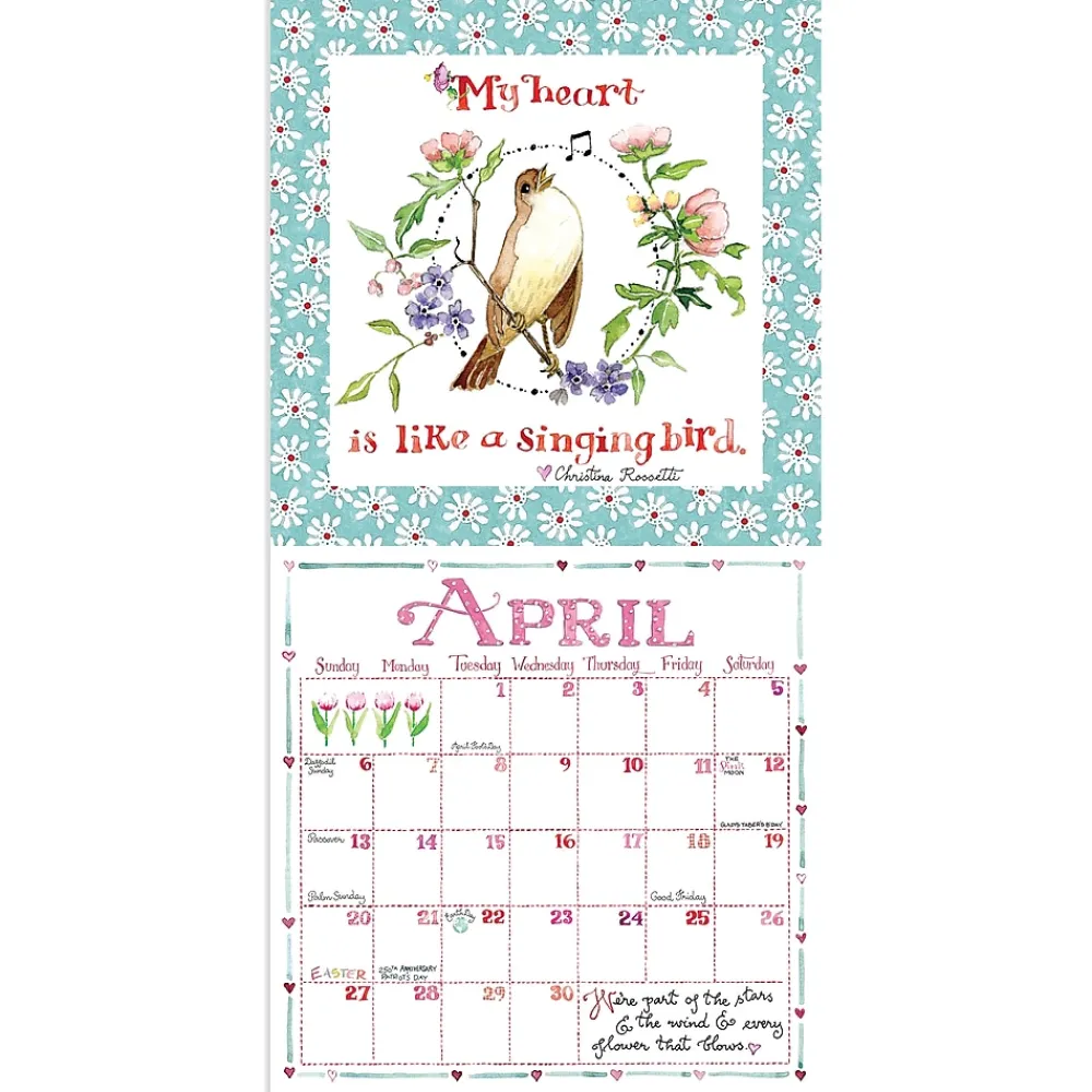2025 Calendars|TF Publishing 2025 Susan Branch 7" x 7" Monthly Wall Calendar (25-2106)