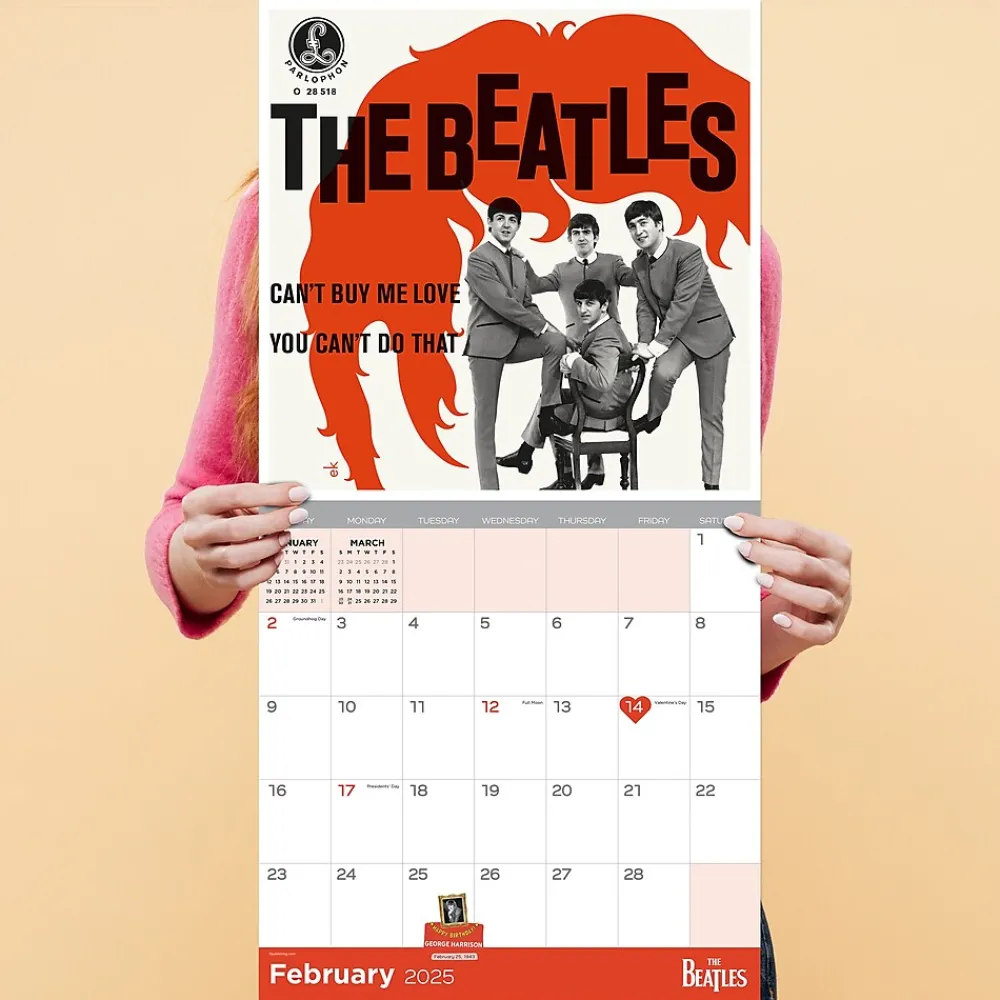 2025 Calendars|TF Publishing 2025 The Beatles: Albums & Artwork 12" x 12" Monthly Wall Calendar (25-1101)