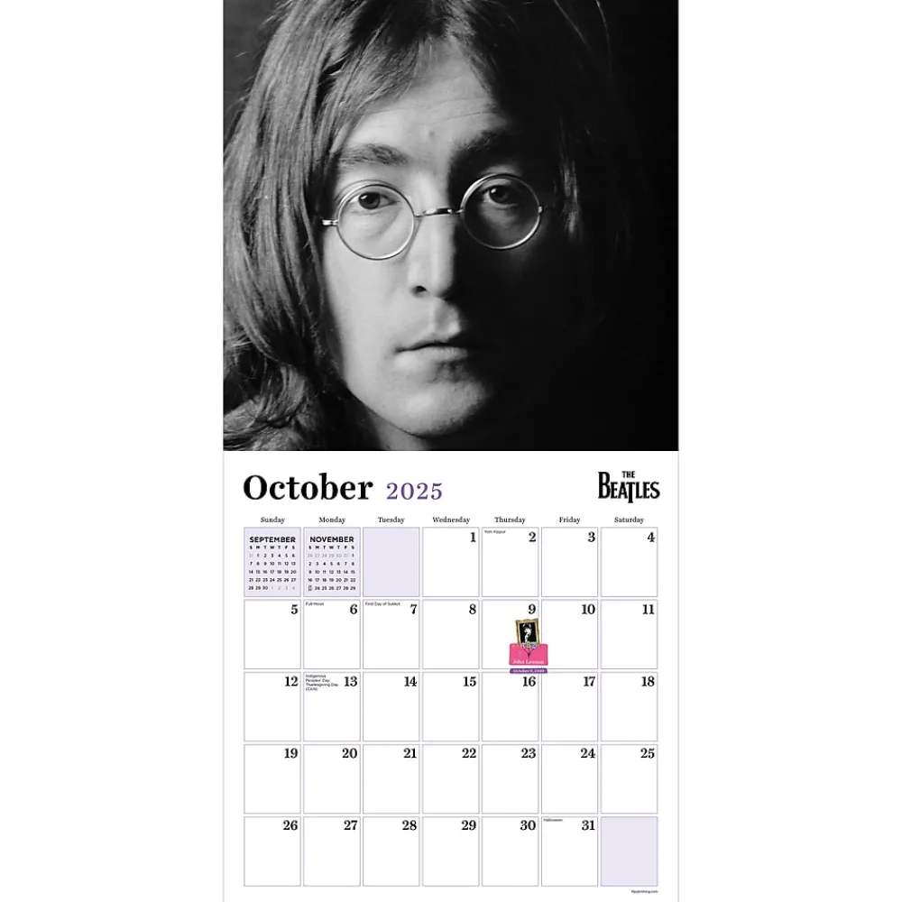 2025 Calendars|TF Publishing 2025 The Beatles: British Invasion 12" x 12" Monthly Wall Calendar (25-1102)