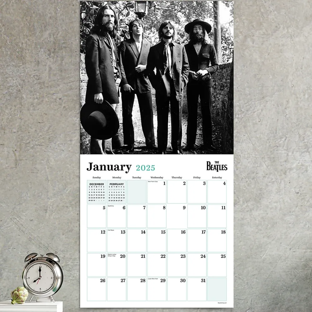 2025 Calendars|TF Publishing 2025 The Beatles: British Invasion 12" x 12" Monthly Wall Calendar (25-1102)